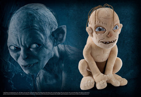 Noble collection le seigneur des anneaux peluche peluche gollum 23 cm marron
