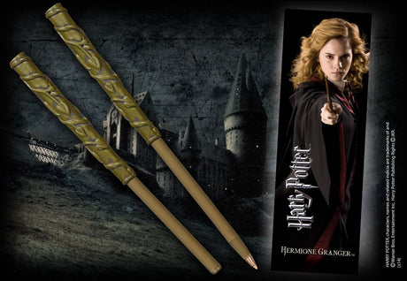 The Noble Collection Harry Potter Ensemble stylo et marque-page Hermione multicolore