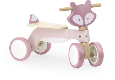 Draisienne en bois Polarb fox - tricycle en bois pour bébés (12+ mois) - vélo robuste avec direction de sécurité