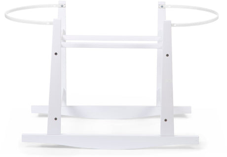 Support de berceau Childhome pour couffin - bois de pin - blanc - 85 x 46 x 54 cm
