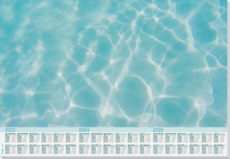Bloc design Sigel - papier - piscine cool - a2 - années 2023 2024 2025 - si-ho306