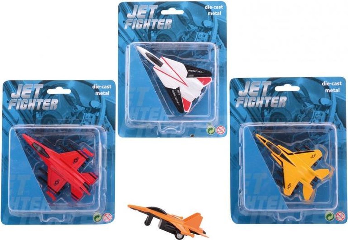 Avion de chasse camouflage moulé sous pression Johntoy