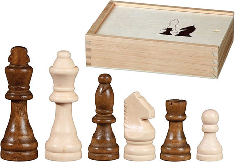 Pièces d'échecs Philos otto i roi hauteur 62 mm