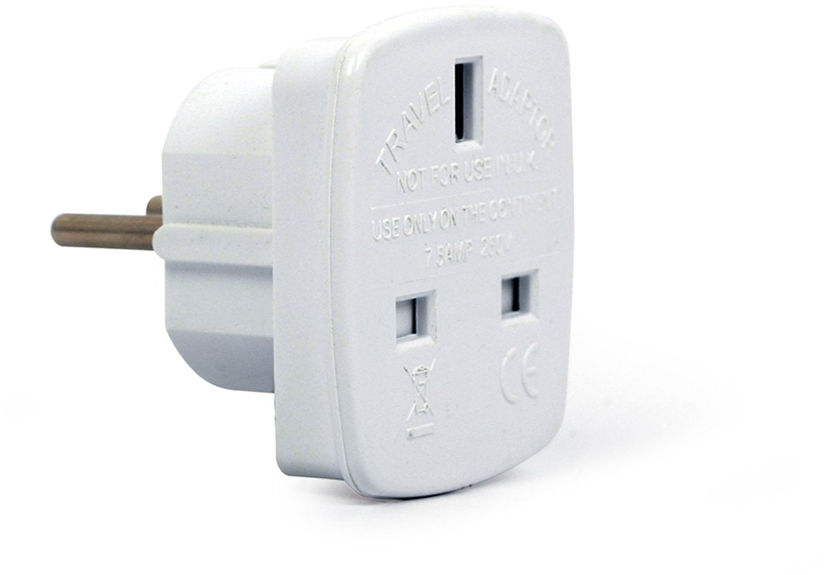 Cableexpert energie a-ac-ukeu-001 - adaptateur de prise uk - eu