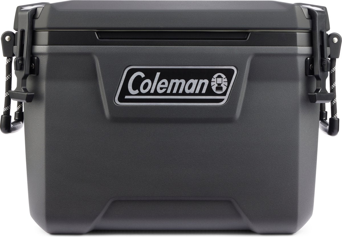 Glacière convoi Coleman 55qt - glacière 53 litres - 4 jours de glace - antibactérien - gris