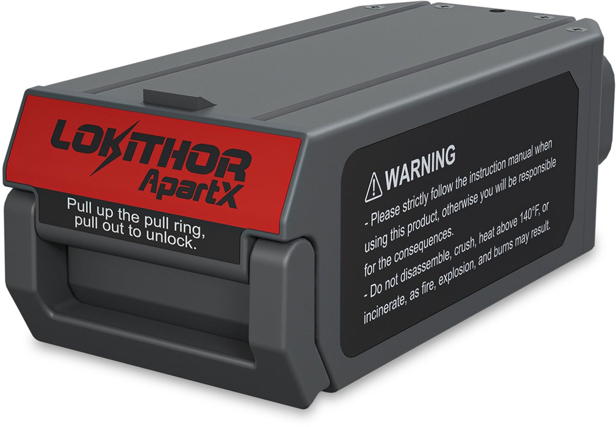 Batterie Lokithor lifepo4 - 12v 2500a - pour compresseur de démarrage apartx