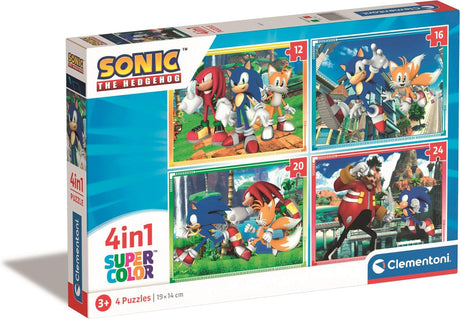 Clementoni puzzles sonique, 4en1
