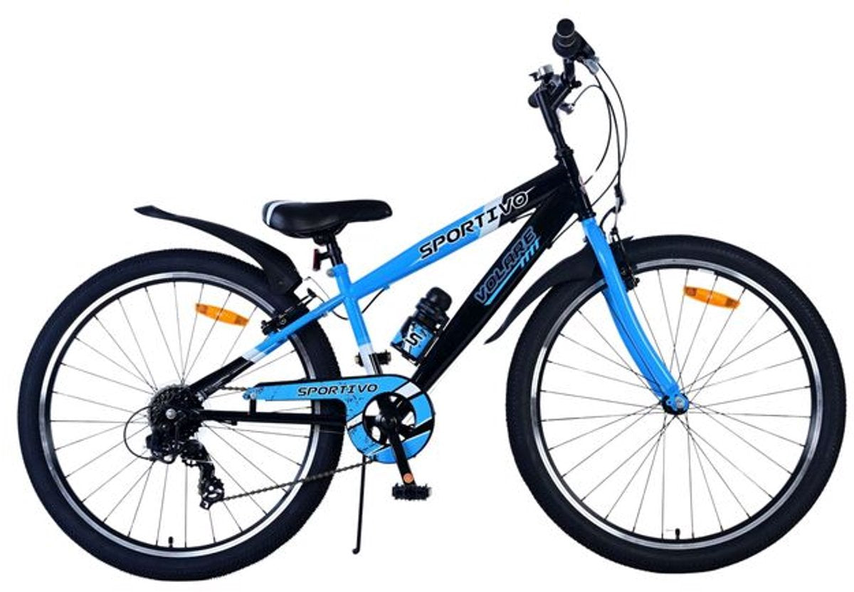 Vélo enfant Volare sportivo - garçons - 26 pouces - bleu - 7 vitesses