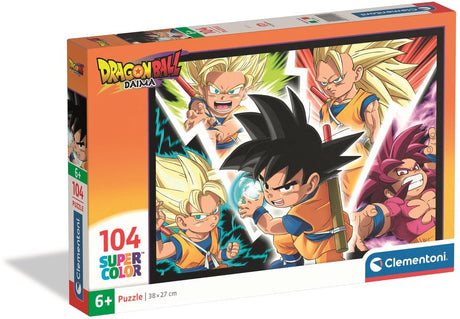 Clementoni - puzzle - dragon ball daima - 104 pièces - super couleur - à partir de 6 ans
