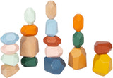 Small foot - blocs d'équilibre en bois safari, 18 pcs.