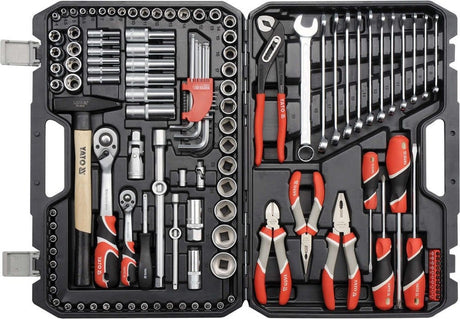 Ensemble d'outils complet Yato - 122 pièces - dans un étui de transport pratique