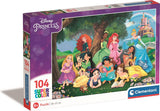 Puzzle Clementoni - Princesse Disney, 104 mcx.
