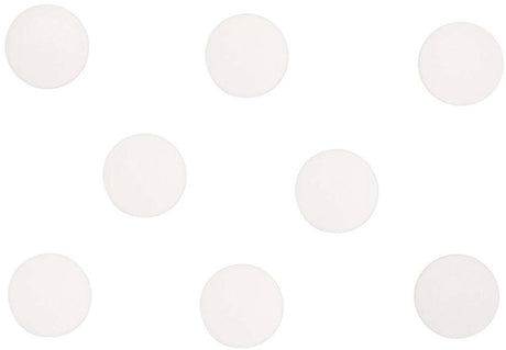 Aimant Maul rond massif 8 pièces 0,3 kg plastique ferrite bruchsicher ø 2 x 0,75 cm blanc