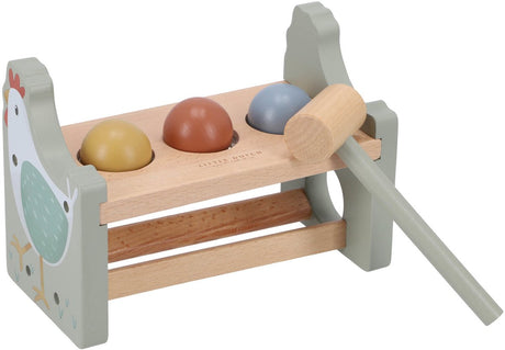Little Dutch Tiamo Little Farm banc marteau avec balles
