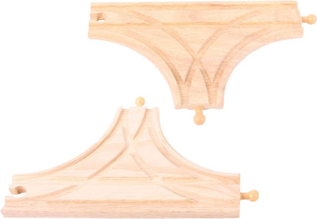 Bigjigs Wooden Rails - T -jonction, 2e.