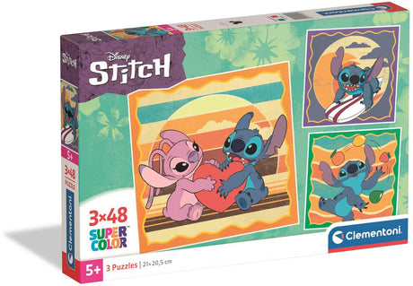Clementoni puzzle point carré, 3x48pcs.