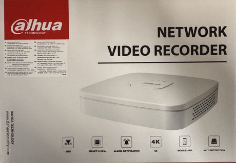 Dahua nvr4104-p-4ks3 Enregistreur vidéo réseau poe 4k ultra hd 4 canaux jusqu'à 12 mégapixels