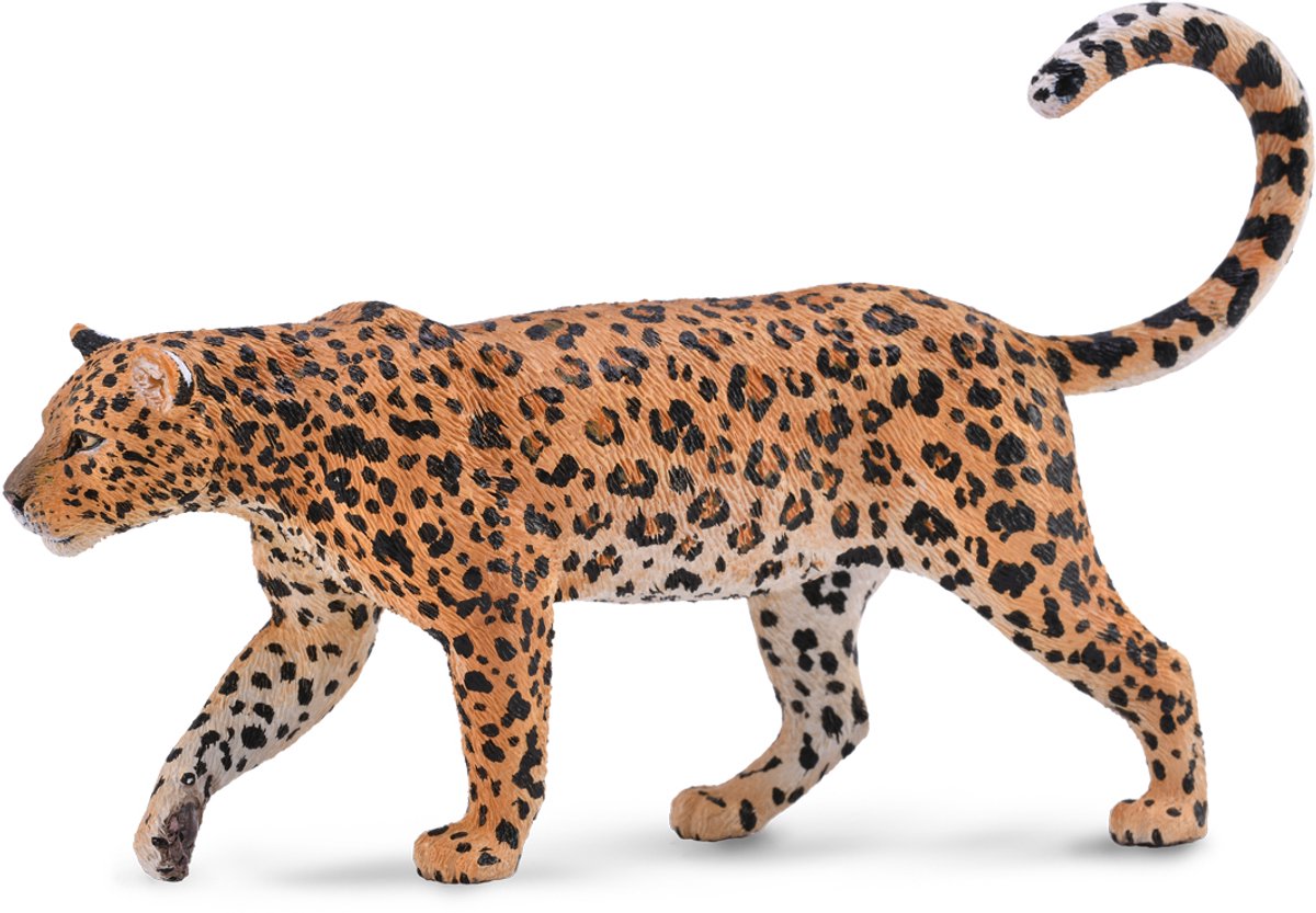 Figurine Collecta - léopard d'afrique - (xl) - animaux sauvages - peint à la main - miniature