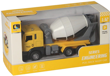 Son lumineux du camion de ciment