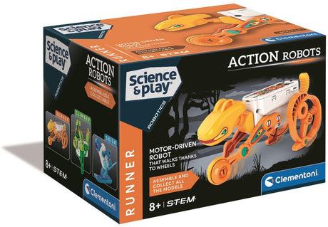 Robots scientifiques et d'action de jeu Clementoni - coureur
