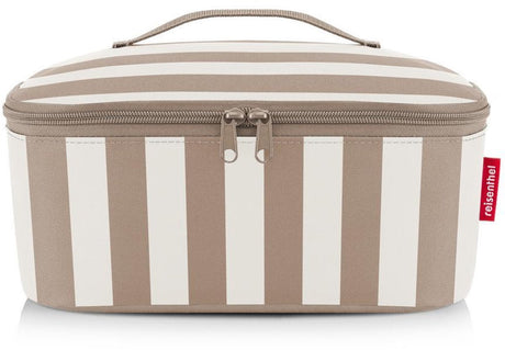 Reisenthel sac isotherme m sac isotherme de poche - 4,5l - summerstripes café sable