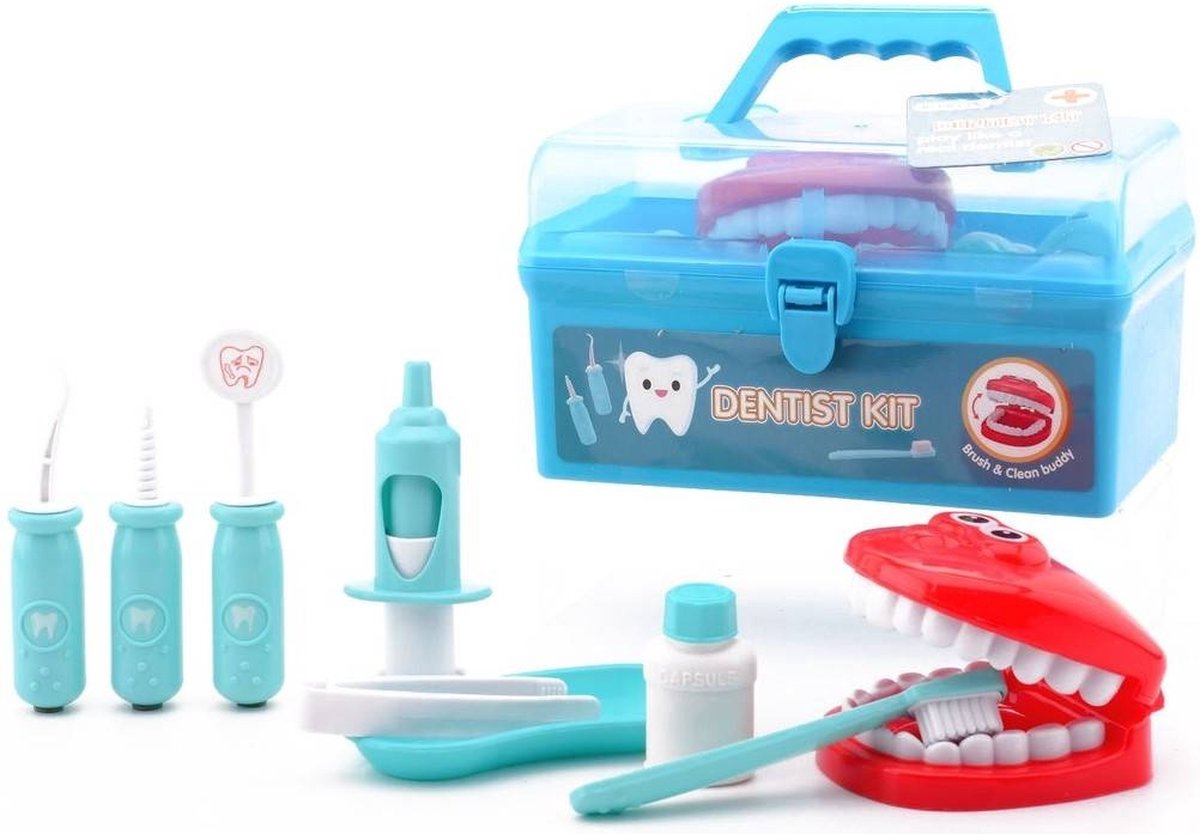Jeu de dentiste set dans la valise