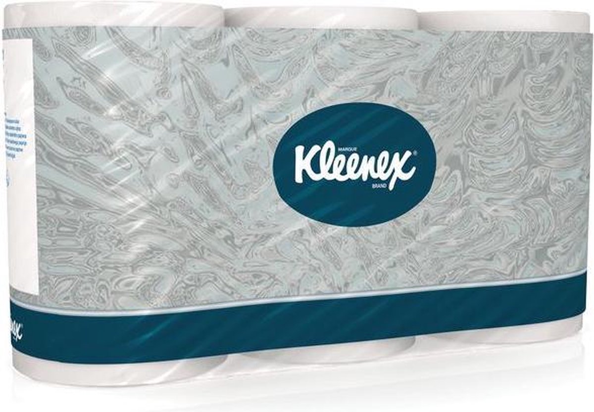 Papier toilette Kleenex 3 épaisseurs 350 feuilles paquet de 6 rouleaux