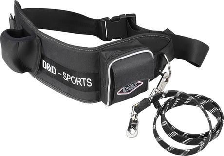 D d home d d sports active walker - ceinture d'échappement - noir - 7 x 27 x 16 cm