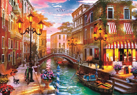 Clementoni puzzle coucher de soleil Venise 500 pièces