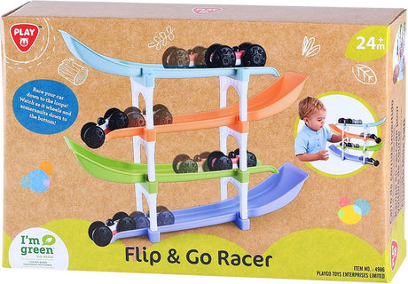 Playgo biosourcé flip and go piste de course automobile - 11 pcs.