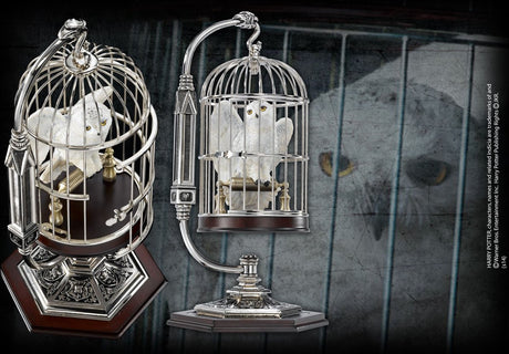 Noble collection Harry Potter - figurine miniature - Hedwige en cage