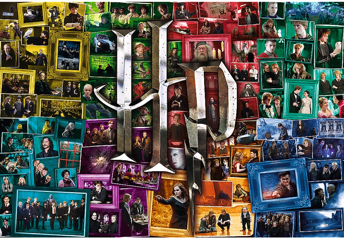 Puzzle Trefl Harry Potter 1500 pièces - à travers les films.