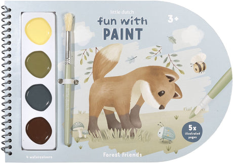 Petit livre de peinture hollandais, amis de la forêt