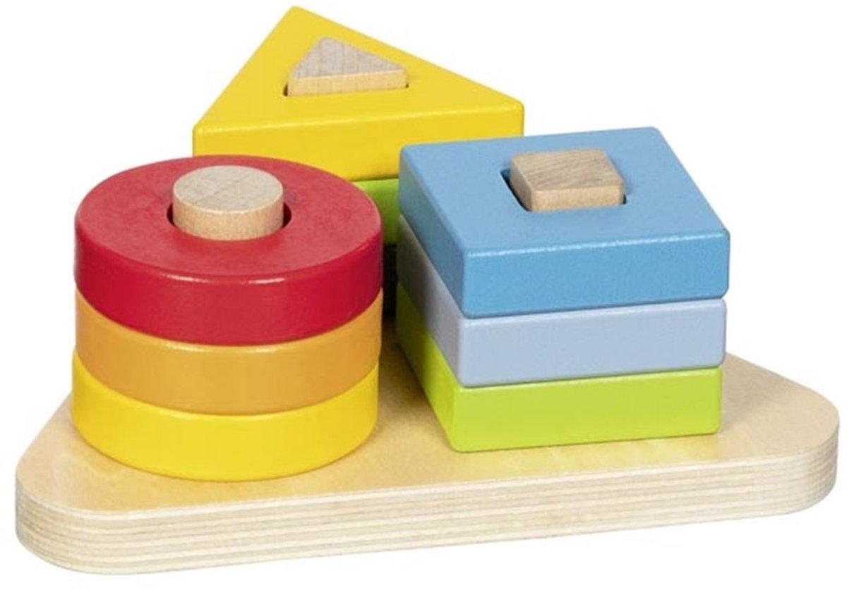 Jeu de tri triangulaire en bois Goki