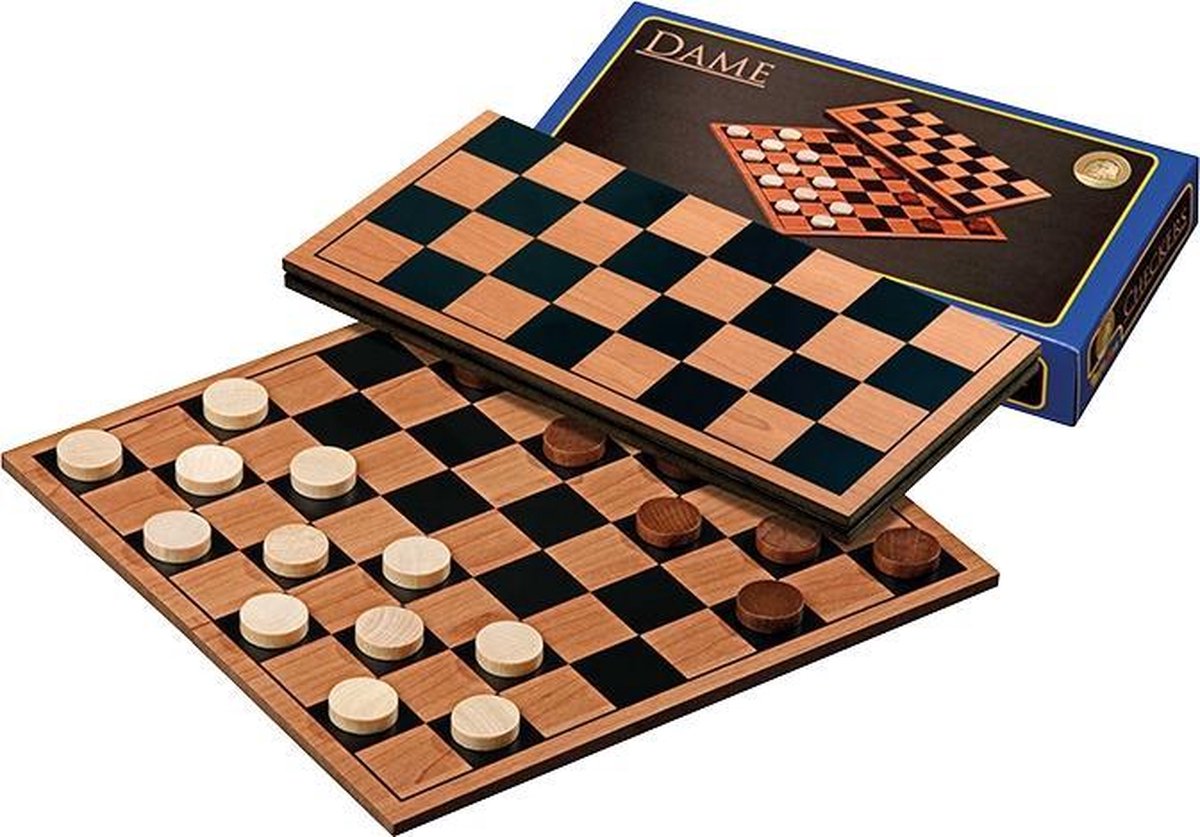 Jeu de dames Philos version anglaise 23 x 11,5 cm