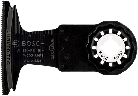 Lame de scie plongeante Bosch aii 65 apb bim - 65 x 40 mm - pour bois et métal