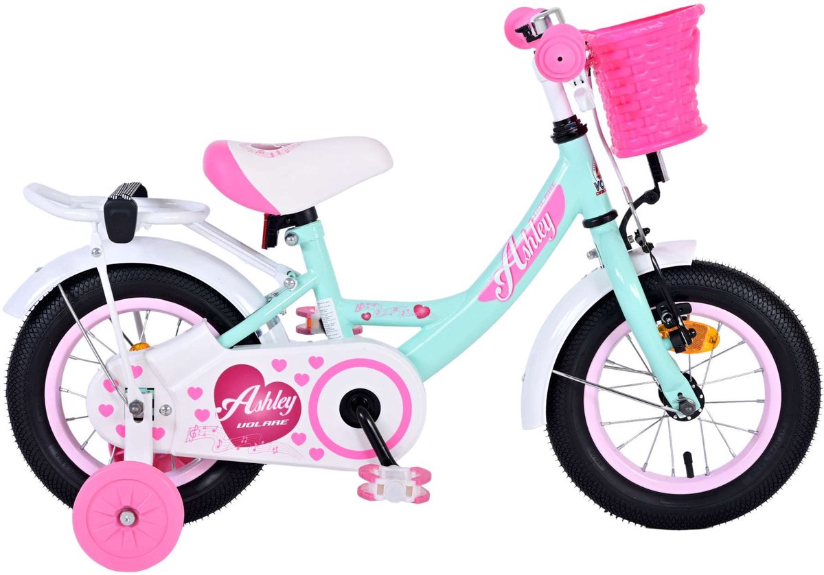 Volare Ashley Children's Bicycle - Girls - 12 pouces - vert