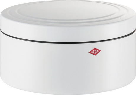Boîte à pâtisserie Wesco Classic Line avec couvercle | 4 litres | métal - blanc mat | boîte à biscuits