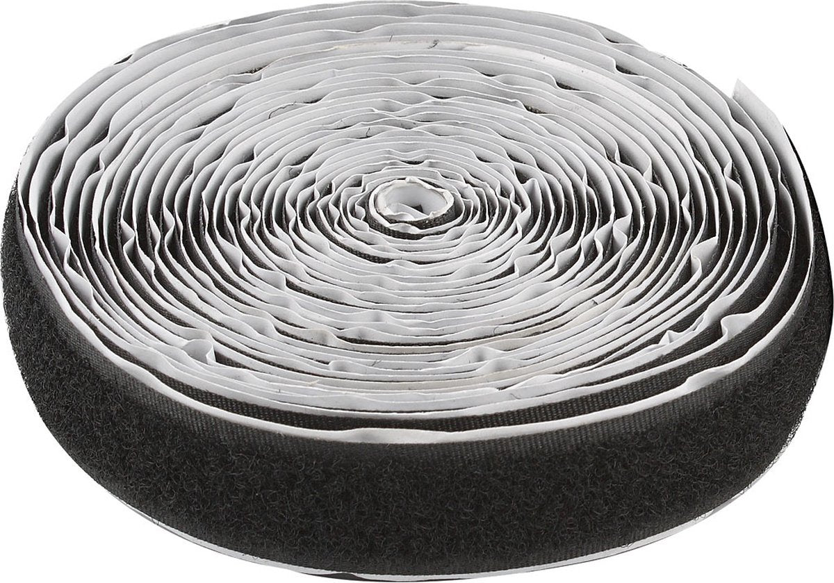 Creotime https : www.cchobby.nl velcro-hook-and-loop-closure-self-adhésif-b-20-mm-black-5-m-1-roll