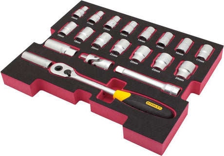 Stanley FMHT0-74297 jeu de douilles à insérer fatmax® tstak 1 2'' - 20 pièces