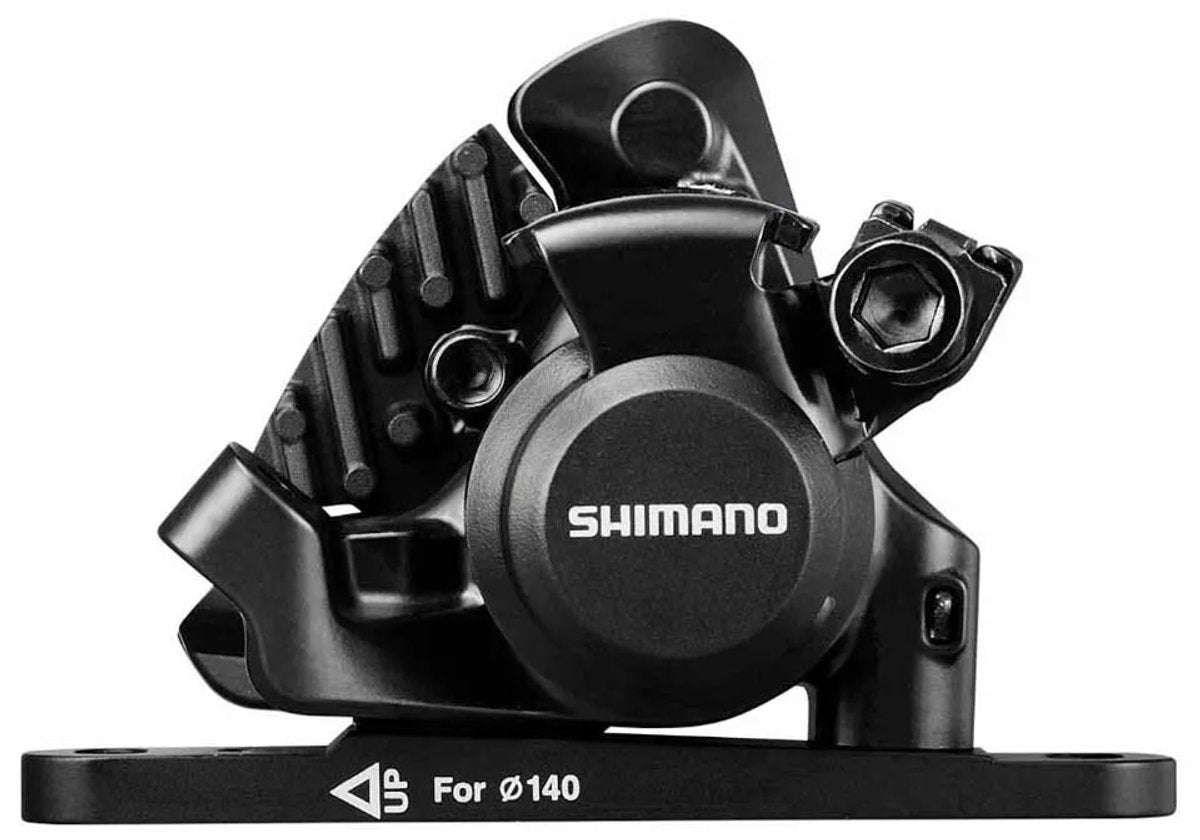 Shimano schijfremklauw br-rs305 flatmount voorzijde zwart