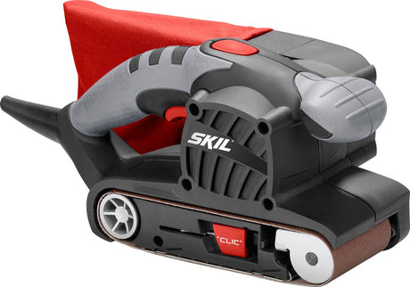 Ponceuse à bande Skil 650w - ponceuse - surface de ponçage 76 x 130 mm - comprenant 1 sac à poussière pour bande abrasive - 1210 AA