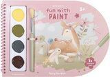 Petit livre de peinture hollandais jardin féerique