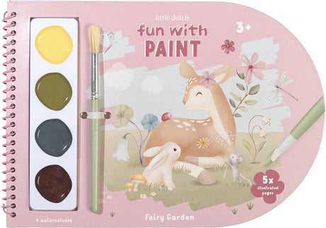 Petit livre de peinture hollandais jardin féerique