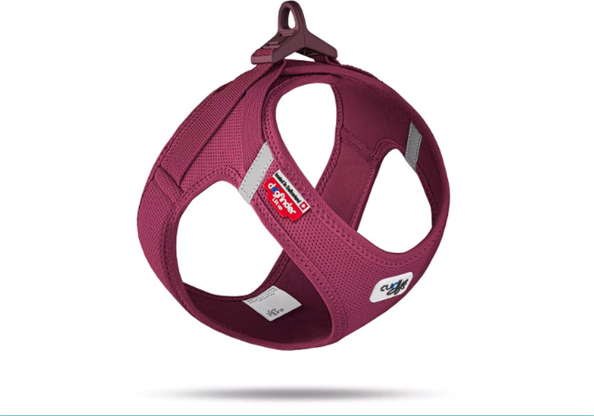 Curli vest harness clasp air-mesh ruby s