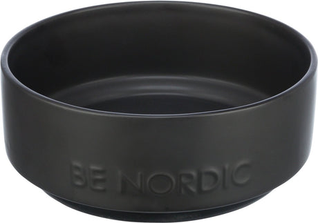 Trixie be Nordic gamelle pour chien céramique caoutchouc noir