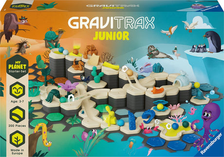 Gravitrax junior starter set xxl my world - piste de billes - système de piste de balle interactif pour enfants