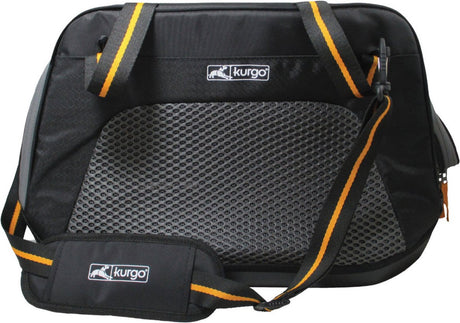 Kurgo explorer transporteur - accessoire de voiture pour chien - 51x25x29 cm noir orange adapté aux chiens jusqu'à 9 kg l