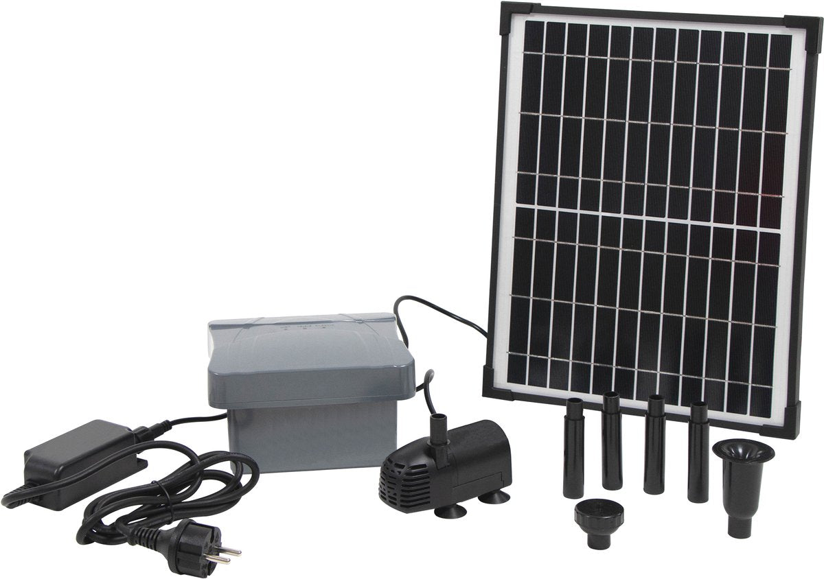 Ubbink - solarmax 600 - pompe de fontaine à énergie solaire - avec sa propre batterie - pompe de bassin