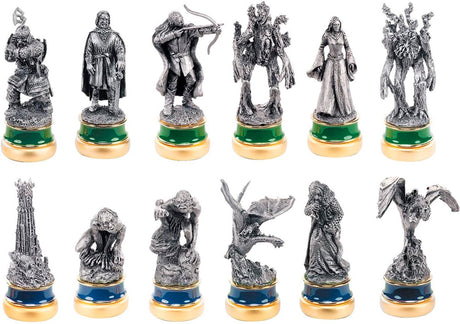 Noble collection le seigneur des anneaux - figurine - pack personnage les deux tours